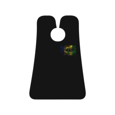 ZKLCRYTR Smoke Style Flag Of Saint Vincent And The Grenadines Men's Beard Bib Apron Waterproof Smooth Surface Beard Apron Durable Foldable Beard Hair Men's Gift