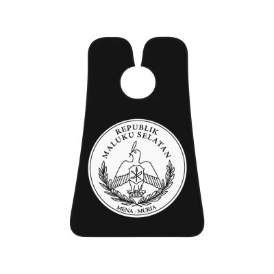ZKLCRYTR Coat of arms Republic of South Maluku Coa Men's Beard Bib Apron Waterproof Smooth Surface Beard Apron Durable Foldable Beard Hair Men's Gift