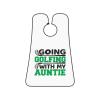 ZKLCRYTR Going Golfing With My Auntie Men's Beard Bib Apron Waterproof Smooth Surface Beard Apron Durable Foldable Beard Hair Men's Gift view 1