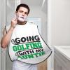 ZKLCRYTR Going Golfing With My Auntie Men's Beard Bib Apron Waterproof Smooth Surface Beard Apron Durable Foldable Beard Hair Men's Gift view 2