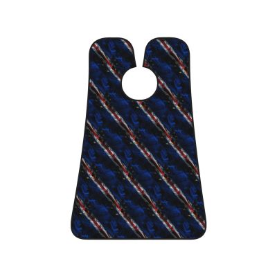 ZKLCRYTR Smoke Style Flag Of Cape Verde Men's Beard Bib Apron Waterproof Smooth Surface Beard Apron Durable Foldable Beard Hair Men's Gift