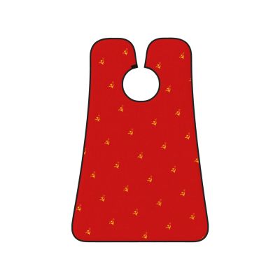 ZKLCRYTR Flag of the Soviet Union Men's Beard Bib Apron Waterproof Smooth Surface Beard Apron Durable Foldable Beard Hair Men's Gift