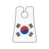 ZKLCRYTR Flag of South Korea Men's Beard Bib Apron Waterproof Smooth Surface Beard Apron Durable Foldable Beard Hair Men's Gift view 1