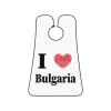 ZKLCRYTR I Love Bulgaria Men's Beard Bib Apron Waterproof Smooth Surface Beard Apron Durable Foldable Beard Hair Men's Gift view 1