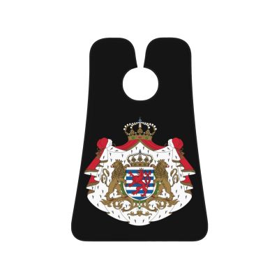 ZKLCRYTR Coat of arms of Luxembourg Men's Beard Bib Apron Waterproof Smooth Surface Beard Apron Durable Foldable Beard Hair Men's Gift