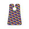 ZKLCRYTR Russia Rainbow Flag Men's Beard Bib Apron Waterproof Smooth Surface Beard Apron Durable Foldable Beard Hair Men's Gift view 1