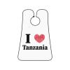 ZKLCRYTR I Love Tanzania Men's Beard Bib Apron Waterproof Smooth Surface Beard Apron Durable Foldable Beard Hair Men's Gift view 1