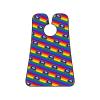 ZKLCRYTR Pride Rainbow LGBT Flag of Wyoming Men's Beard Bib Apron Waterproof Smooth Surface Beard Apron Durable Foldable Beard Hair Men's Gift view 1