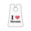 ZKLCRYTR I Love Slovenia Men's Beard Bib Apron Waterproof Smooth Surface Beard Apron Durable Foldable Beard Hair Men's Gift view 1