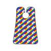 ZKLCRYTR Ensign of Maine Pride Rainbow LGBT Flag Men's Beard Bib Apron Waterproof Smooth Surface Beard Apron Durable Foldable Beard Hair Men's Gift view 1