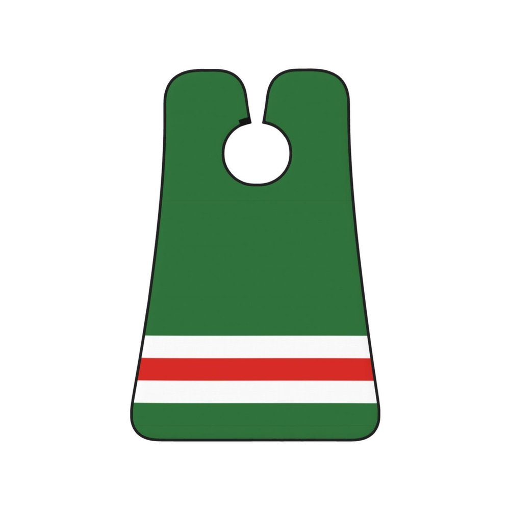 ZKLCRYTR Flag of Chechen Republic of Ichkeria Men's Beard Bib Apron Waterproof Smooth Surface Beard Apron Durable Foldable Beard Hair Men's Gift