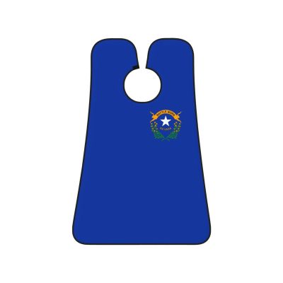 ZKLCRYTR Flag of Nevada Men's Beard Bib Apron Waterproof Smooth Surface Beard Apron Durable Foldable Beard Hair Men's Gift