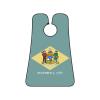 ZKLCRYTR Flag of Delaware Men's Beard Bib Apron Waterproof Smooth Surface Beard Apron Durable Foldable Beard Hair Men's Gift view 1
