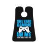 ZKLCRYTR She Said Gaming Or Me Sometimes I Miss Her Men's Beard Bib Apron Waterproof Smooth Surface Beard Apron Durable Foldable Beard Hair Men's Gift view 1