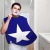 ZKLCRYTR Bonnie Blue flag Men's Beard Bib Apron Waterproof Smooth Surface Beard Apron Durable Foldable Beard Hair Men's Gift view 2