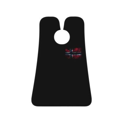 ZKLCRYTR Smoke Style Flag Of Norway Men's Beard Bib Apron Waterproof Smooth Surface Beard Apron Durable Foldable Beard Hair Men's Gift