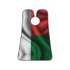 ZKLCRYTR Silk Style Flag Of Madagascar Men's Beard Bib Apron Waterproof Smooth Surface Beard Apron Durable Foldable Beard Hair Men's Gift view 1