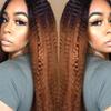 10-34 Inches Brown Kinky Straight Wig Natural Soft Straight Human Hair Wigs For Women Wigs view 3