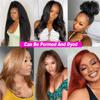 10-34 Inches Brown Kinky Straight Wig Natural Soft Straight Human Hair Wigs For Women Wigs view 4