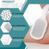 2pcs Foot File Callus Remover, Foot Grater Callus Remover for Foot Care, Stainless Steel Heel Scraper for Cracked Heels (2) view 3