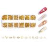 HUIFACAI 600 Pcs Zodiac Nail Alloy Twelve Set Alloy for Nail Art Decorations Jewelry Making Accessory Jewelry Making Accessories and Supplies for Women Jewelry Making Clasp view 3