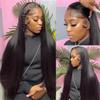 13X4 13X6 Transparent Bone Straight Lace Frontal Wig 250 Density 30 40 Inch Lace Front Wigs Human Hair For Women view 1