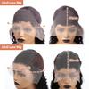 13X4 13X6 Transparent Bone Straight Lace Frontal Wig 250 Density 30 40 Inch Lace Front Wigs Human Hair For Women view 4