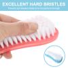 Nail Brush for Cleaning Fingernails, 2 Pcs Stiff Bristles Toes Finger Nail Scrub Brush Fingernail Hand Scrubs Brushes Toes Cleaner Deep Nail Cleaning Scrubber for Toes Shower Garden Pet view 3