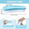 Nail Brush for Cleaning Fingernails, 2 Pcs Stiff Bristles Toes Finger Nail Scrub Brush Fingernail Hand Scrubs Brushes Toes Cleaner Deep Nail Cleaning Scrubber for Toes Shower Garden Pet view 4