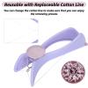 EIMSOAH Facial Hair Removal for Women, with Threading Removal Tool, Portable Size for Facial, Neck Hair (Glasses Box) view 4