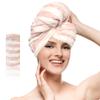 Chloven Large Microfiber Hair Towel Wrap for Women - Anti Frizz Hair Turbans, Super Absorbent & Lightweight, Ideal for Curly Long Hair with Elastic Strap view 1