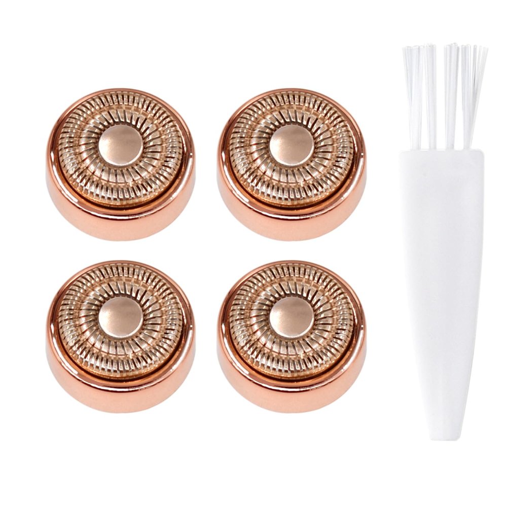 Generation 2 Replacement Heads for Flawless Facial Hair Remover, Replacement Heads for Finishing Touch Flawless Facial Hair Remover Gen 2,Facial Hair Remover Heads with Cleaning Brush for Women,4 Pack