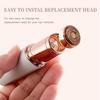 Generation 2 Replacement Heads for Flawless Facial Hair Remover, Replacement Heads for Finishing Touch Flawless Facial Hair Remover Gen 2,Facial Hair Remover Heads with Cleaning Brush for Women,4 Pack view 4