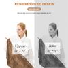 BreodyEco Extra Large Microfiber Hair Towel - 51"x 24" Lightweight & Durable Hair Plopping Towel Wraps for Women,Soft & Absorbent Quick Dry Hair Turban with Elastic Strap, Hair Types view 4