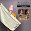 Chloven 2 Pack Extra Large Microfiber Hair Towel - Anti-Frizz Hair Drying Towel for WomenUltra Absorbent & Lightweight Hair Towel Wrap for Long & Thick Hair,Breathable Hair Turbans with Elastic Band view 3