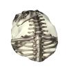 Human Skeleton Shower Cap Reusable Double Layered Bath Cap Waterproof Hair Cap with Elastic Band Bathing Hat Spa Salon Shower Hat for Women Men view 2