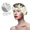 Human Skeleton Shower Cap Reusable Double Layered Bath Cap Waterproof Hair Cap with Elastic Band Bathing Hat Spa Salon Shower Hat for Women Men view 4