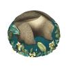 Adorable Sloth Shower Cap Reusable Double Layered Bath Cap Waterproof Hair Cap with Elastic Band Bathing Hat Spa Salon Shower Hat for Women Men view 1