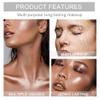 evpct Pearl White Silver Face Highlighter Makeup Shimmer Glitter Diamond Sparkly Highlighters Makeup Palette Powder for Face Body Cheek Skin iluminadores iluminador de jos maquillaje luminizers E01 view 3