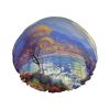 Abstract Nature Landscape Shower Cap Reusable Double Layered Bath Cap Waterproof Hair Cap with Elastic Band Bathing Hat Spa Salon Shower Hat for Women Men view 1