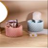 360 Rotating Large Capacity Makeup Brush Bucket Portable Brush Storage Box BaBAYAJIAZel Lipstick Eyebrow Pencil Eyeshadow Brush Dustproof Pen Holder, Light blue (rotatable) view 4