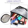 Ronzoey-JV Cheerleader Grey Cosmetic Bag Cheer Makeup Bag Travel Toiletry Pouch for Birthday Christmas Valentines Day Gifts view 4