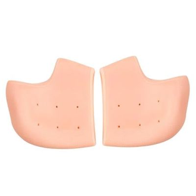Jiyucen Heel sleeve silicone anti-crack heel socks chapped heel foot Protector gel protective sleeve, Uniform size