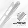 ZOMCHI Dermaplaning Razor Refills, Set of 10 Replacement Blades, Wide Distance, Metal, Plastic Free, Eyebrow Razor Blades view 2
