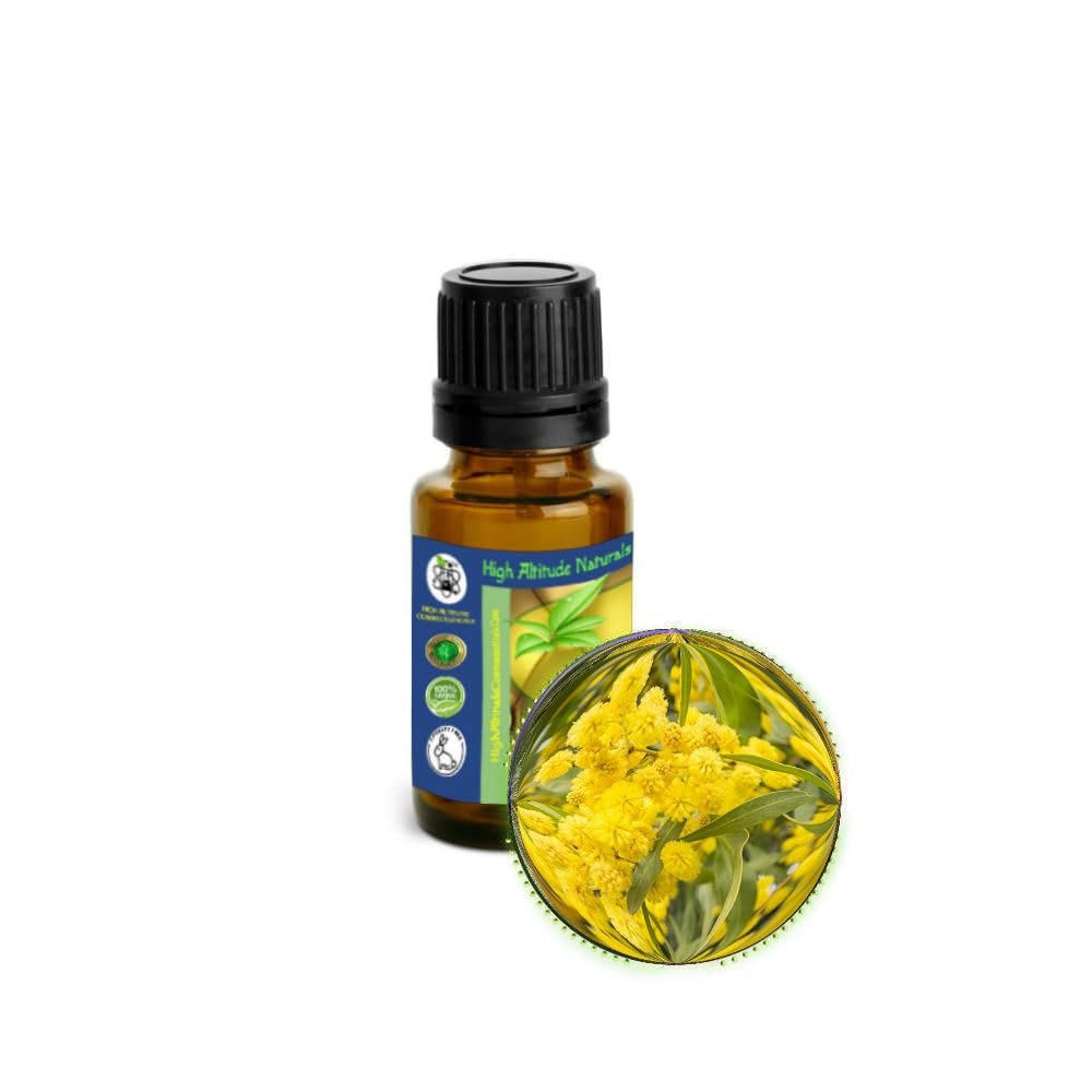 Cassie Sweet (Acacia Farnesiana) Absolute Essential Oil - Russian Mimosa (Mimoza) - Therapeutic, Pure, Undiluted, Uncut - Aromatherapy, Perfumery, Cosmetics, Skin Care, Massage - 15ml (1/2 oz)