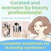 [Co-Developed by Beauty Professionals] Eyebrow Scissors Eyebrow Cut Hair Removal Set Ladies Men's Brand: FINEON (Beige) view 2