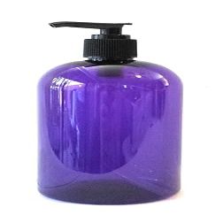 16 oz Purple Boston Plastic Bottles -with Pump Cap BPA Free - Shampoo, Lotion, Liquid Soap, Air Fresheners, Hand Cleaner, Massage Oils (2 Pack)