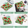 2 Pcs Pocket Cosmetic Bag, Fruit Watermelon Pattern Self-Closing Shrapnel Makeup Bag No Zipper Small Makeup Pouch for Mini Travel Storage for Cosmetics Headphones Jewelry Organizer view 4
