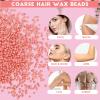1lb Scented Hard Wax Beads, Sensitive Skin Brazilian Waxing Bead, Stripless Wax Bead for Coarse Hair Removal for Bikini Line, Body, Face, Arms, Legs, Back, Chest, 10 Wooden Sticks view 3