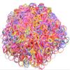 2000pcs one-time-use Color Elastic Hair Bands, Hair Ties,Multi Color Hair Holder Hair Tie Elastic Rubber Bands for Baby Girls view 1